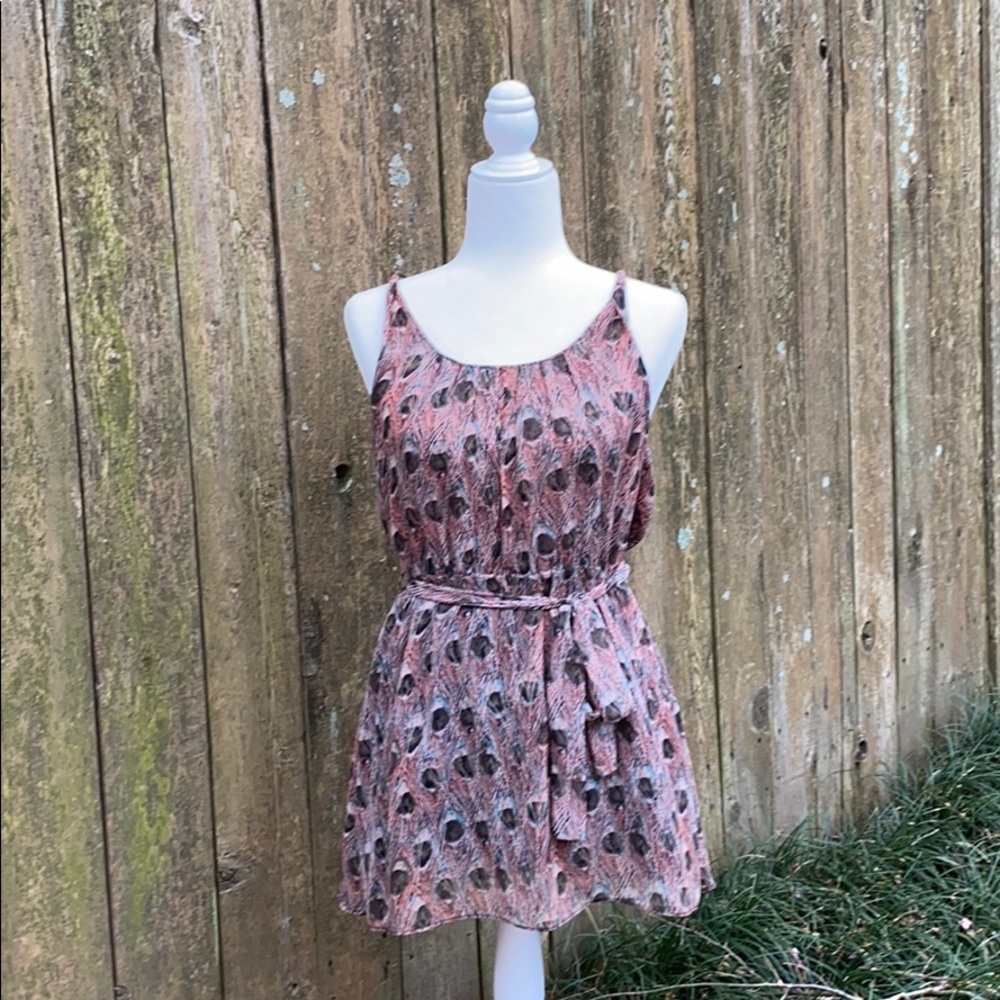 Peacock Feather Dress/Blouse